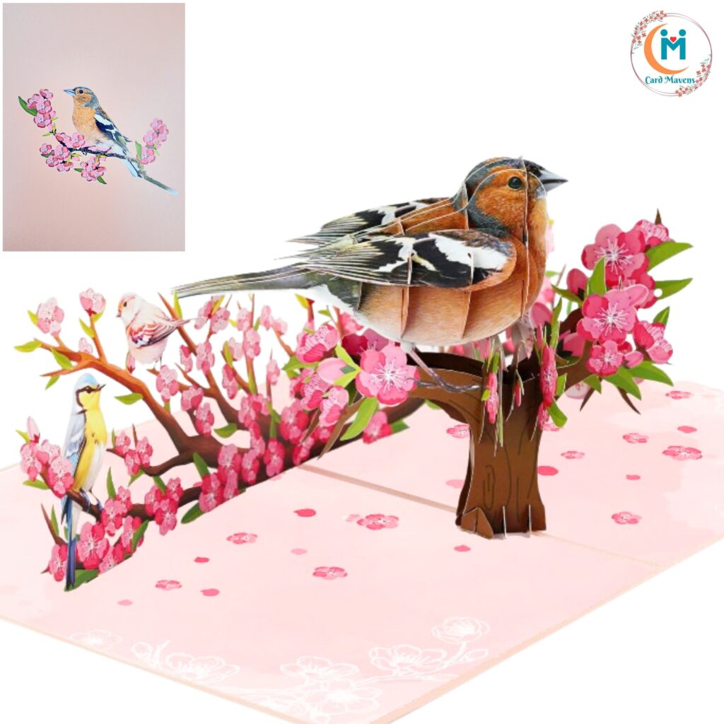Card Mavens Pop Up Cards Chaffinch