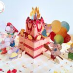 3D Pop Up Birthday Card for Boy Girl Animal Mouse Party - Image 2