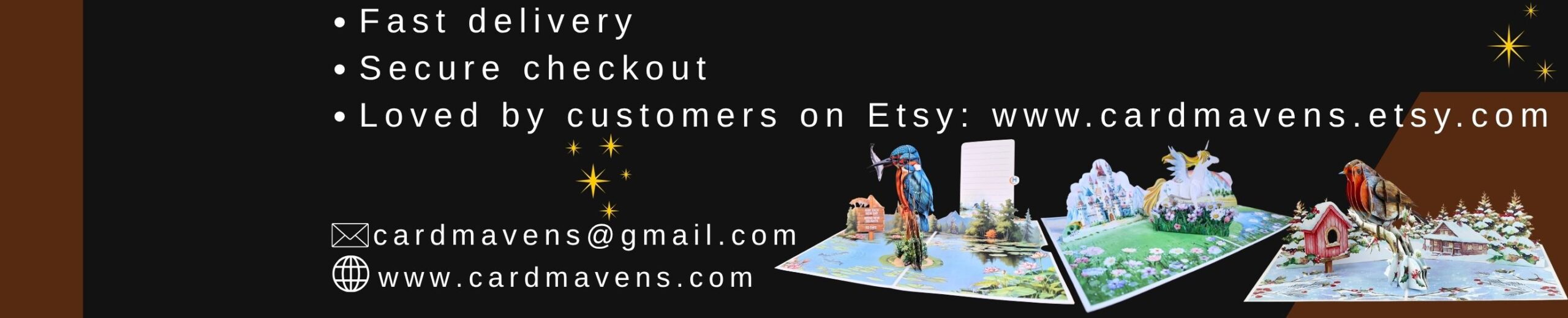 Card Mavens website banner