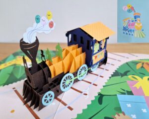 Card Mavens Train Happy Birthday Card